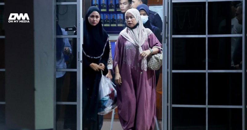 Tiga jam beri keterangan, Eda Ezrin kembali ke pangkuan keluarga