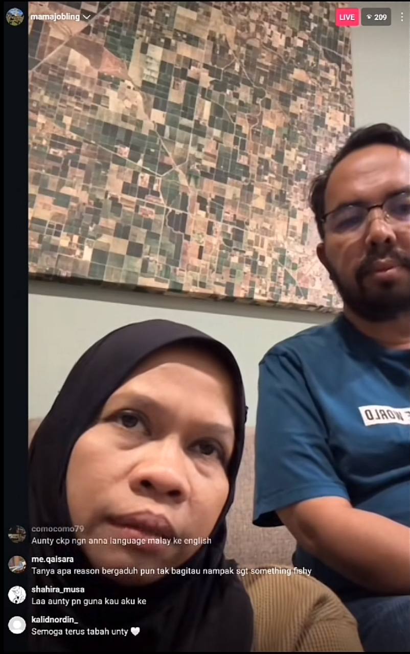 Ibu anna jobling Orang ketiga punca gaduh