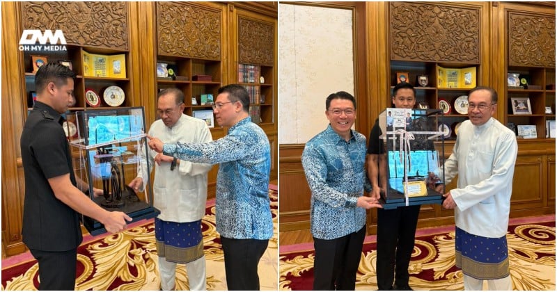 Ulang tahun ke-78 PM Anwar, Kor Ming hadiahkan karya seni lambang perpaduan