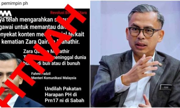 Fahmi Fadzil nafi arah sekat kandungan