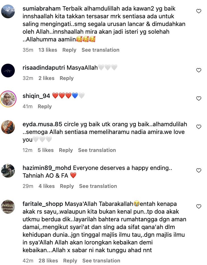 Amira Othman terima kejutan