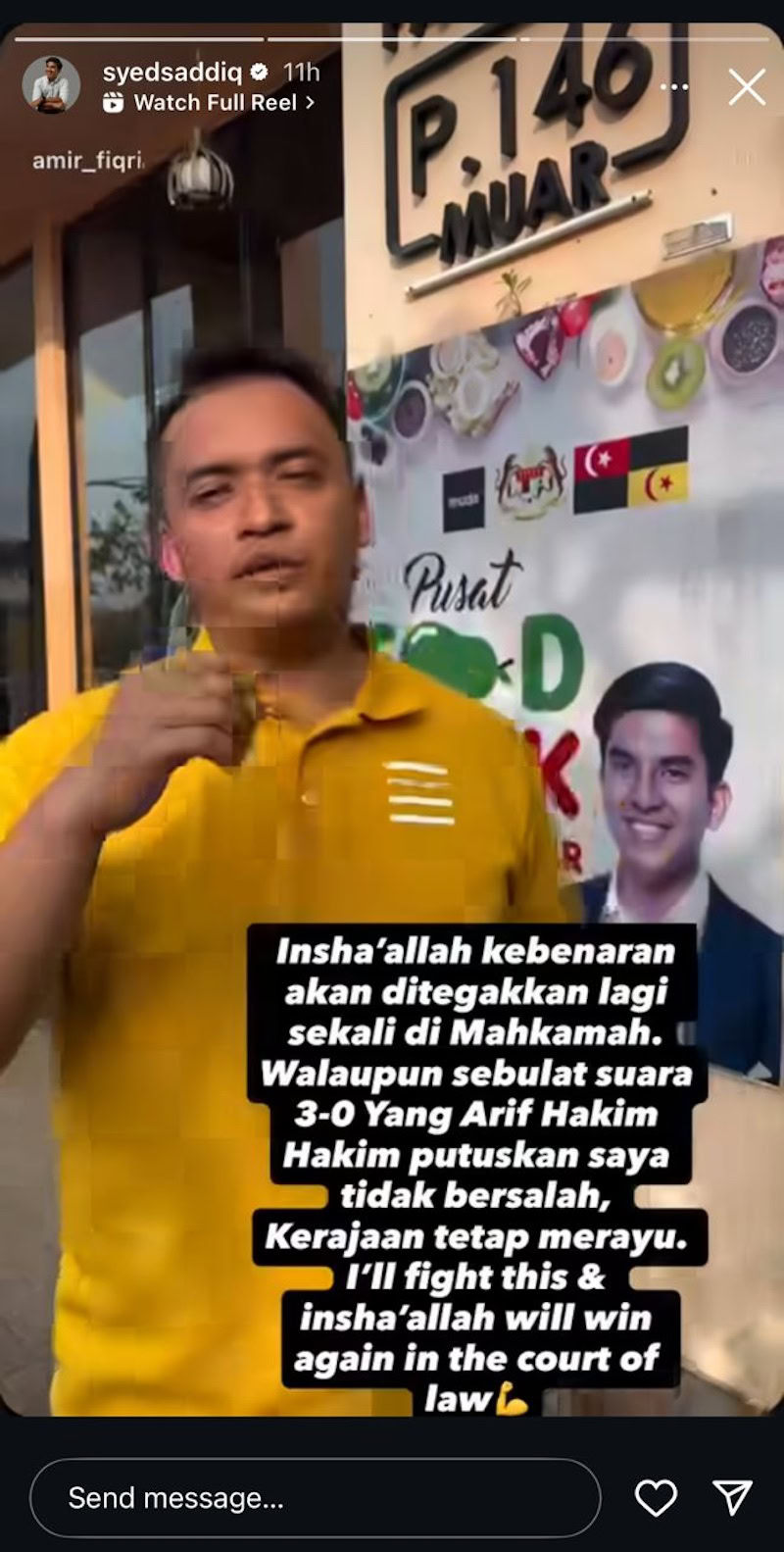 Syed Saddiq tak gentar