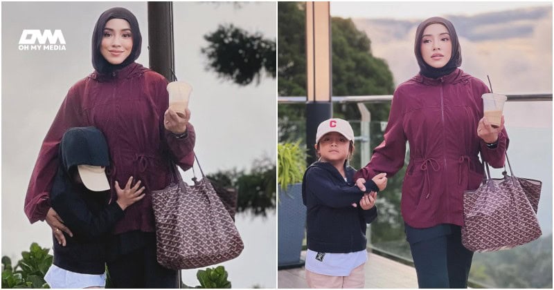 Ika Nabella tetap bawa anak lelaki masuk tandas