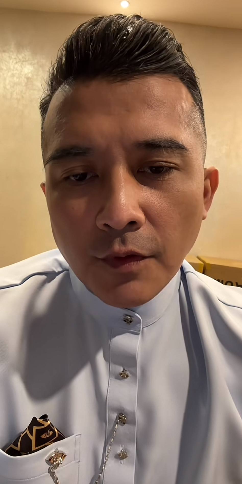 Aaron aziz Jangan rakam bila sedekah