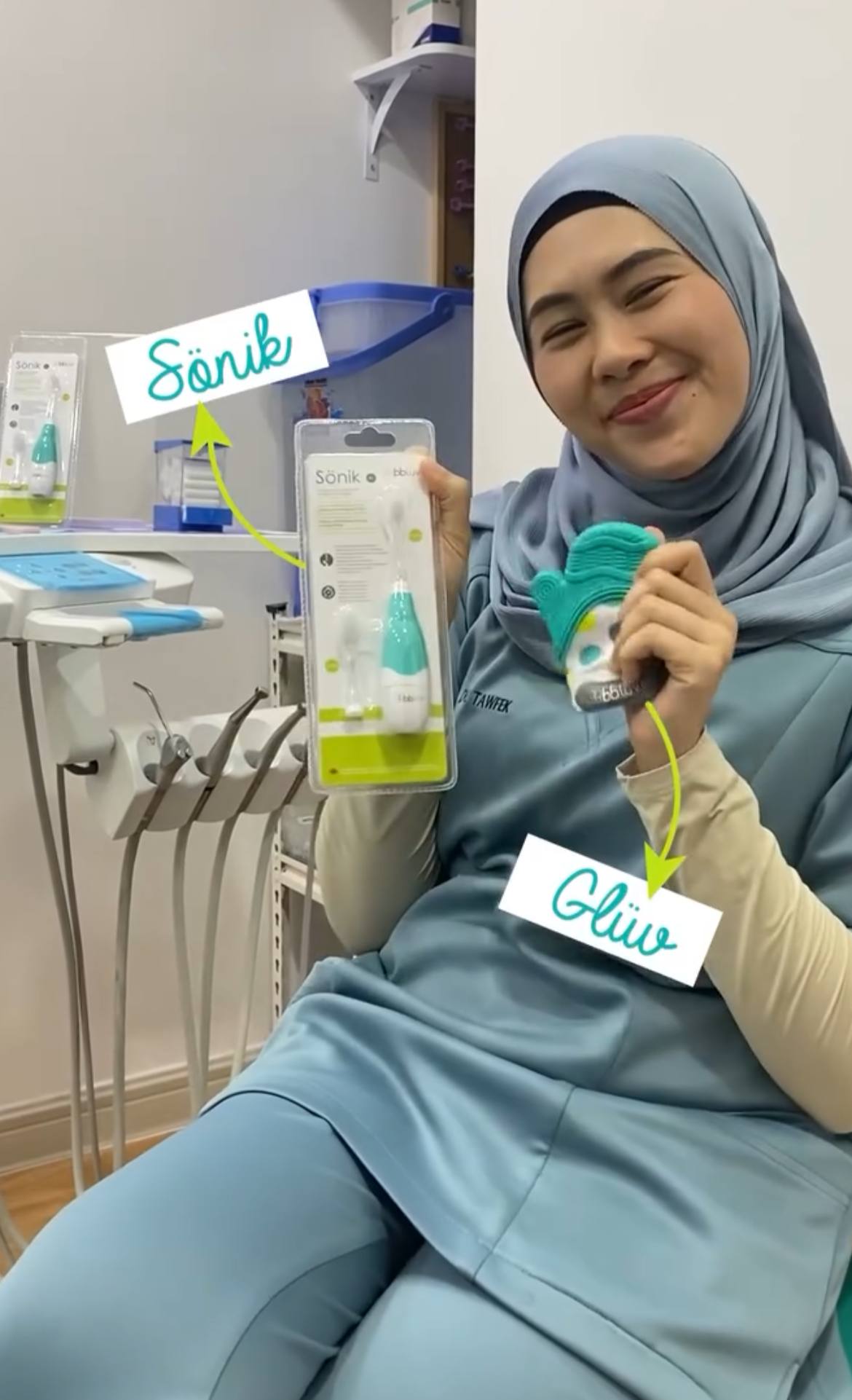 Dr Afifah Tulang belakang jadi doktor gigi