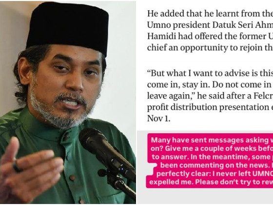 Saya tak pernah tinggalkan UMNO