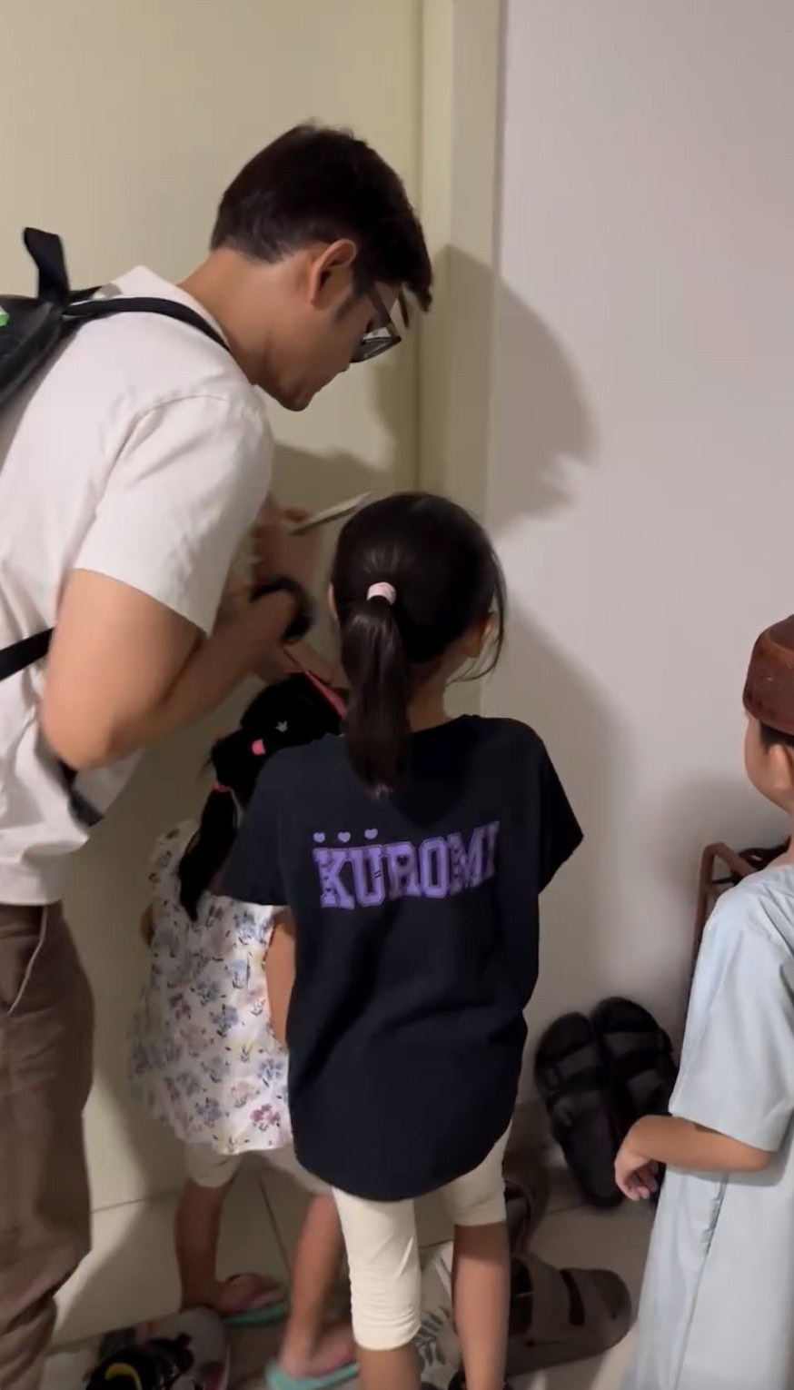 Nubhan bawa anak jumpa pembantu rumah