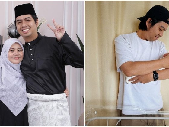 Najwa Latif & suami timang anak sulung