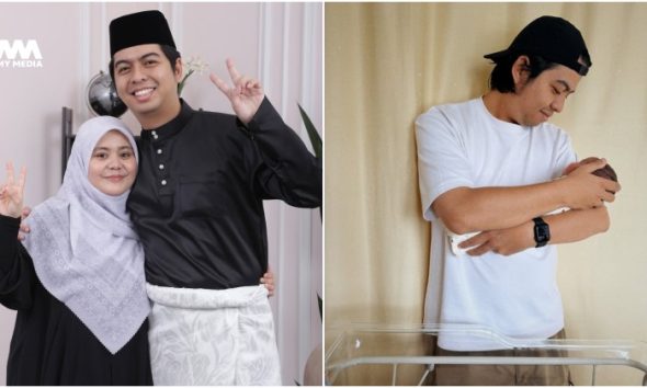 Najwa Latif & suami timang anak sulung