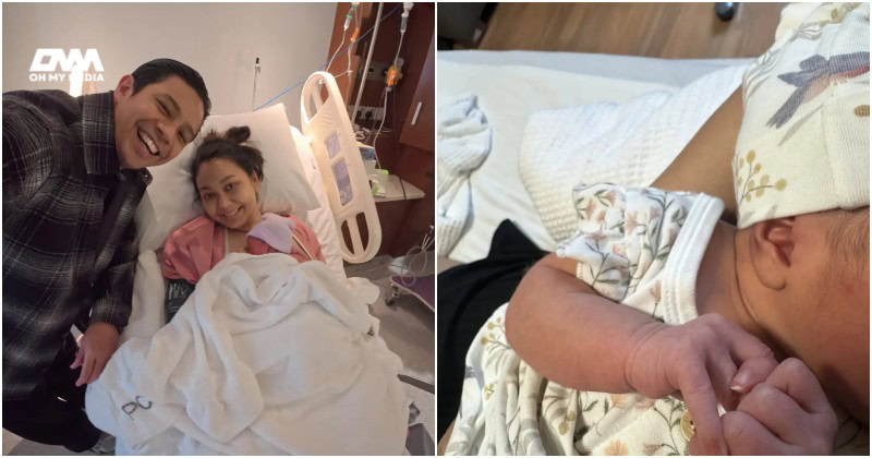 Noh Salleh & isteri timang anak perempuan