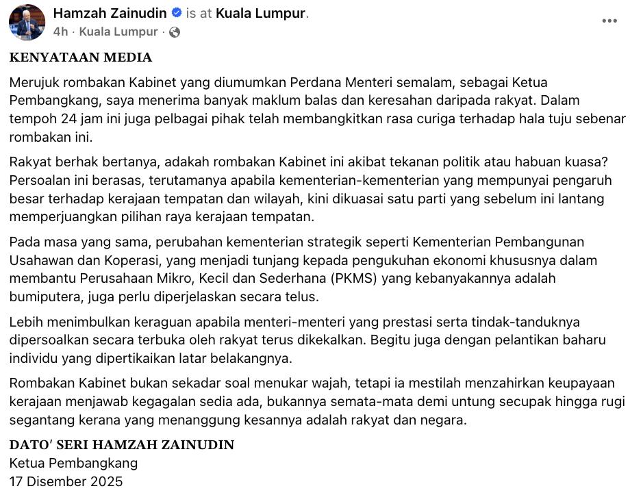 hamzah zainudin