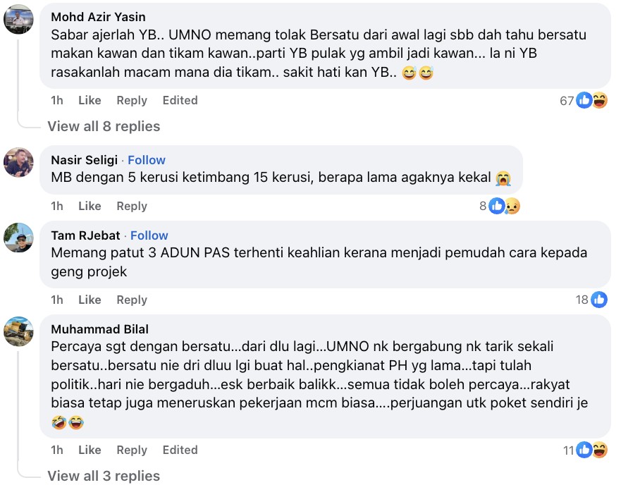 memilih menjadi lawan