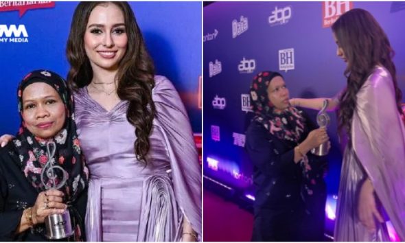 Anna Jobling & ibu berpelukan