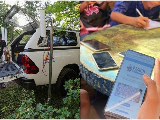 NADI on Wheels tingkat akses internet