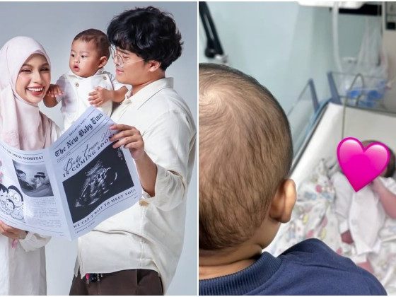 Syasya Rizal & suami timang anak kedua