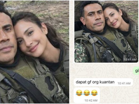 kami bergurau memang macam ini