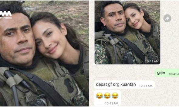 kami bergurau memang macam ini