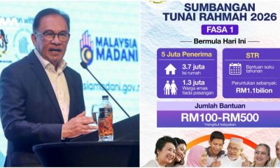 STR Fasa 1 mula disalur hari ini