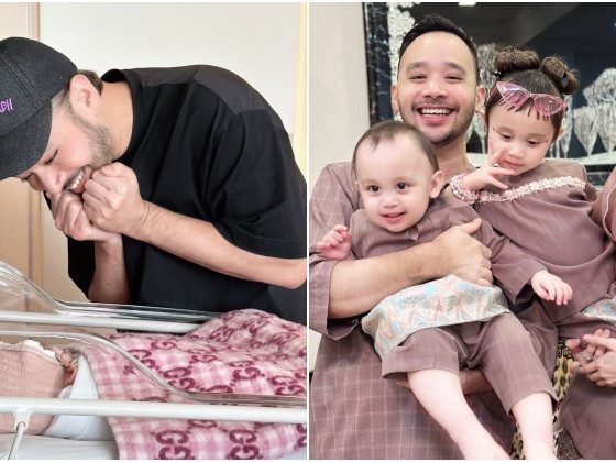 Ayda Jebat selamat bersalin anak ketiga