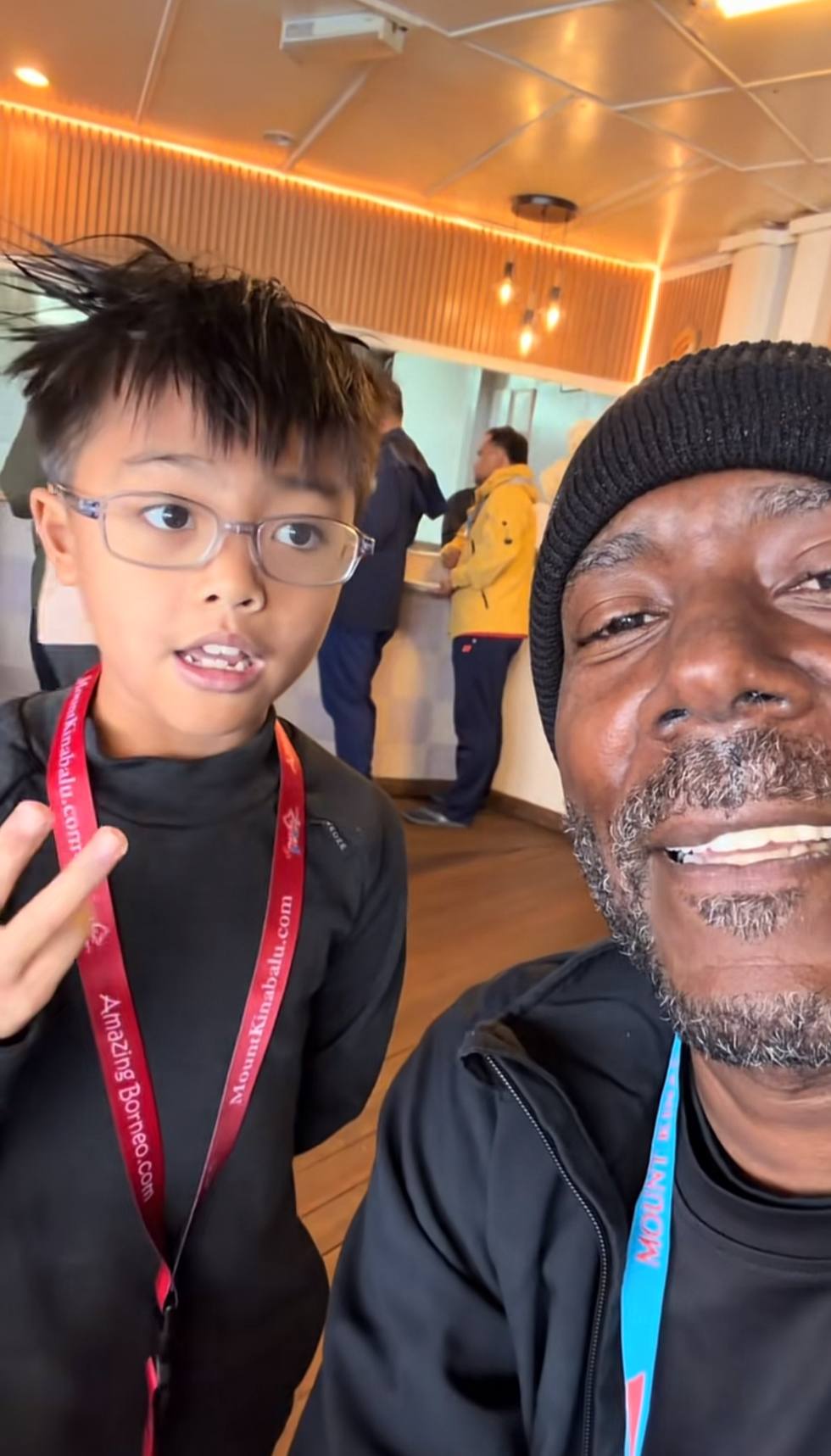 Ayden panjat Gunung Kinabalu