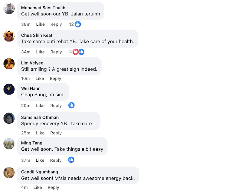 Steven Sim masuk hospital