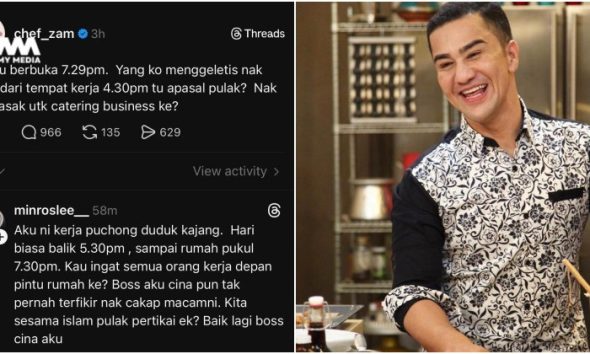 Chef Zam mohon maaf pertikai