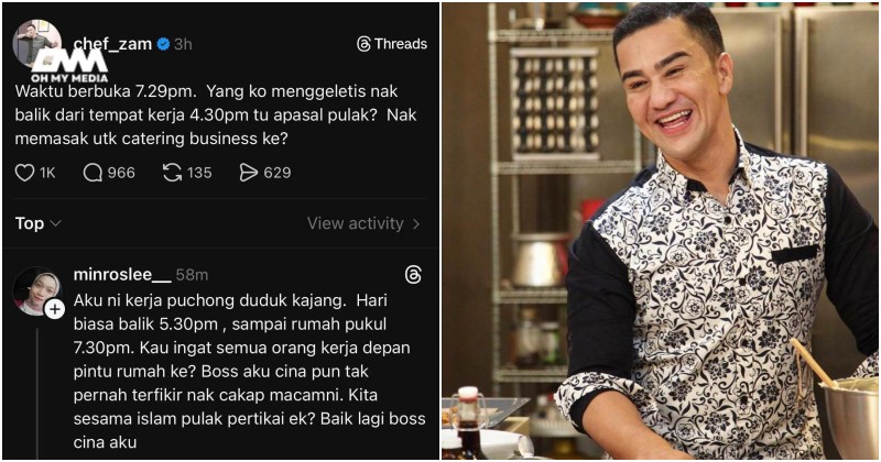 Chef Zam mohon maaf pertikai