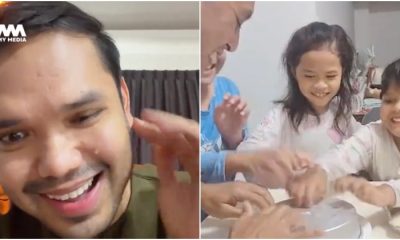 Khairul Aming menangis