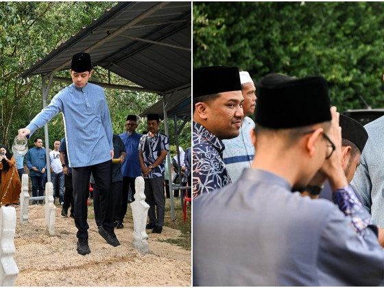 Tengku Mahkota Pahang ziarah waris