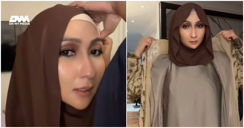 Anak pakaikan tudung, Netizen puji Kak KM manis tutup aurat – “Macam bidadari Syurga” Anak pakaikan tudung, Netizen puji Kak KM manis tutup aurat – “Macam bidadari Syurga”