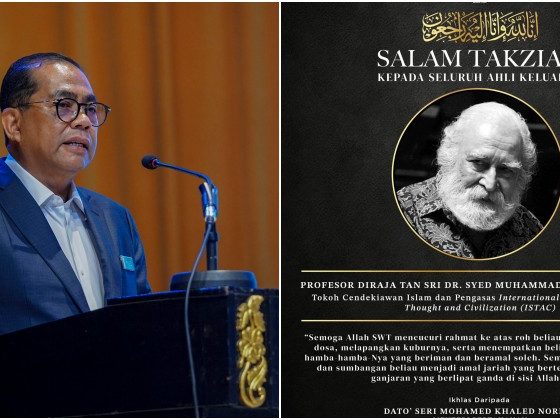 Khaled Nordin ucap takziah