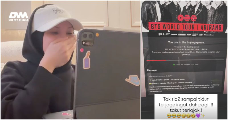 “Saya berjaya!”- Sherry Ibrahim teruja ‘battle’ tiket konsert BTS, saingan sengit bukan penghalang “Saya berjaya!”- Sherry Ibrahim teruja ‘battle’ tiket konsert BTS, saingan sengit bukan penghalang