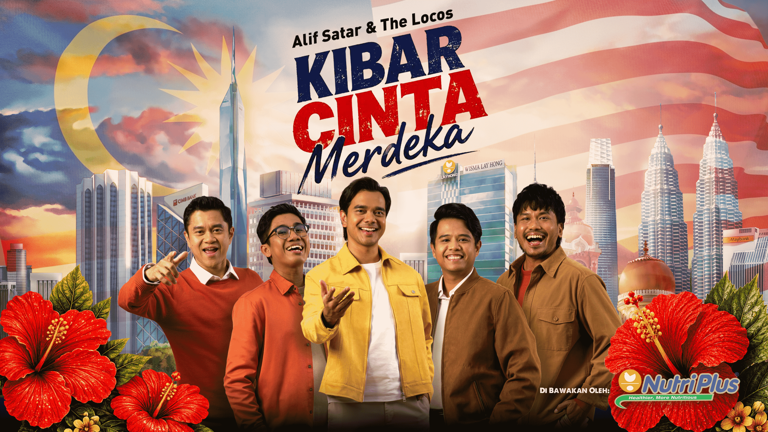 Nutriplus bersama Alif Satar & The Locos bawa semangat ‘Kibar Cinta Merdeka’ Nutriplus bersama Alif Satar & The Locos bawa semangat ‘Kibar Cinta Merdeka’