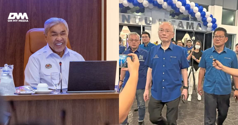Keluar dewan bukan tanda tarik diri! Ahmad Zahid tegaskan MCA kekal bersama BN hadapi PRN Melaka Keluar dewan bukan tanda tarik diri! Ahmad Zahid tegaskan MCA kekal bersama BN hadapi PRN Melaka